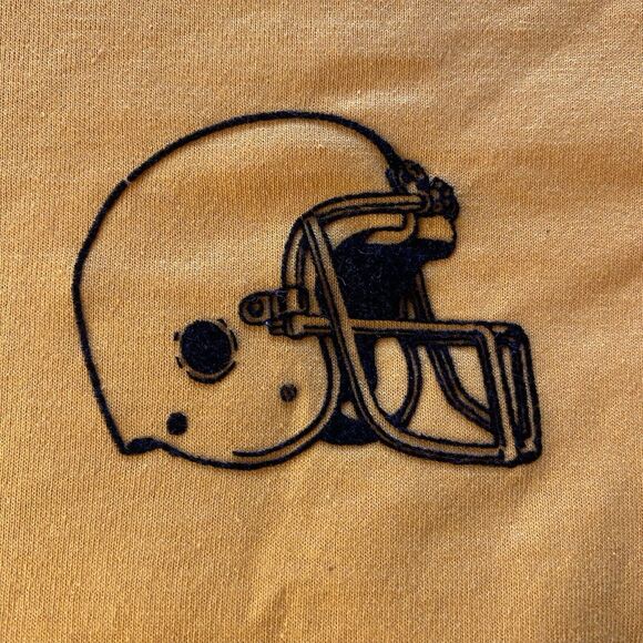 Vintage Screen Stars 80’s Double Sided Football Graphic Tee Shirt. USA. Large. - Picture 2 of 12